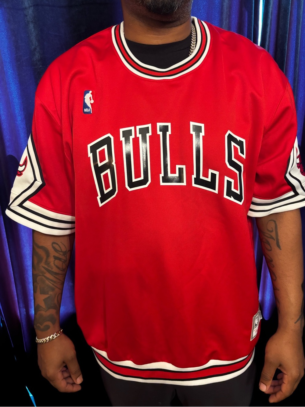 NBA Chicago Bulls Red Short-Sleeve Jersey